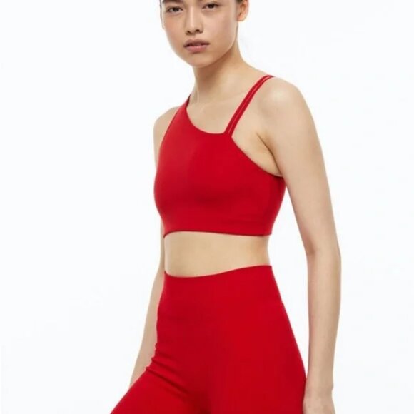 H&M Sports Bra red size large - Picture 8 of 9